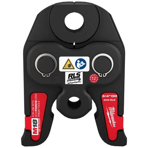 Milwaukee Tools Milwaukee 3/4" RLS ACR Press Jaw 49-16-2655R 1 Milwaukee Tools Milwaukee 3/4" RLS ACR Press Jaw 49-16-2655R