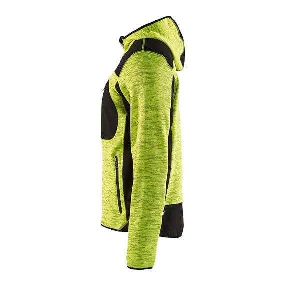 Blaklader Workwear Blaklader Black/Yellow Hi-Vis Knitted Jacket 494021173399 3 Blaklader Workwear Blaklader Black/Yellow Hi-Vis Knitted Jacket 494021173399 - Image 3