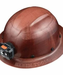 Klein Tools Hard Hat, KONSTRUCT Series, Full-Brim, Class G, Rechargeable Headlamp 60447