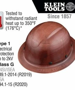 Klein Tools Hard Hat, KONSTRUCT Series, Full-Brim, Class G 60452 14 Klein Tools Hard Hat, KONSTRUCT Series, Full-Brim, Class G 60452 -PIP Safety-shop 60452 callout1