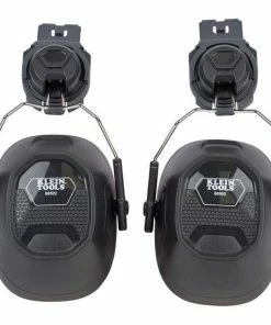 Klein Tools Hard Hat Earmuffs, Full Brim Style 60502