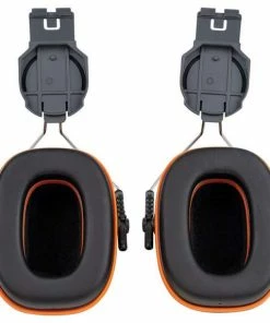 Alternative view of Klein Tools Hard Hat Earmuffs, Full Brim Style 60502