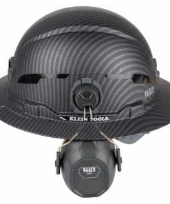 Klein Tools Hard Hat Earmuffs, Full Brim Style 60502 -PIP Safety-shop 60502 alt4 1