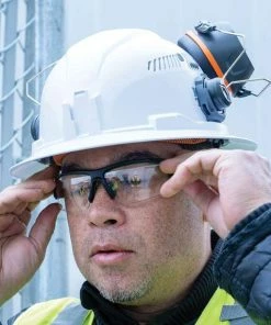 Klein Tools Hard Hat Earmuffs, Full Brim Style 60502 -PIP Safety-shop 60502 app1