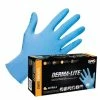 SAS Safety Derma-Light 5 Mil Powdered Nitrile Disposable Gloves - (Box Of 100) 6606
