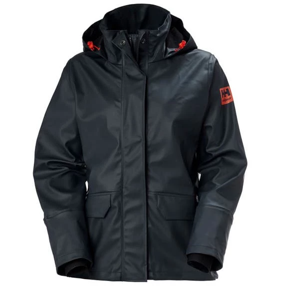 Helly Hansen Women's Luna Navy Blue Waterproof Rain Jacket 70286-590 1 Helly Hansen Women's Luna Navy Blue Waterproof Rain Jacket 70286-590