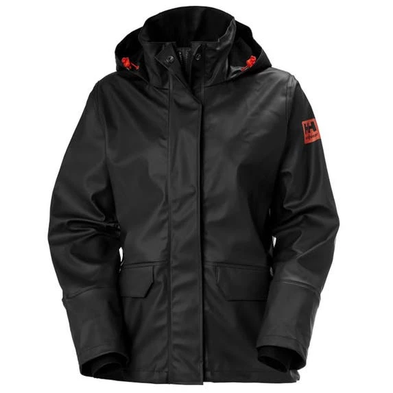 Helly Hansen Women's Luna Black Waterproof Rain Jacket 70286-990 1 Helly Hansen Women's Luna Black Waterproof Rain Jacket 70286-990