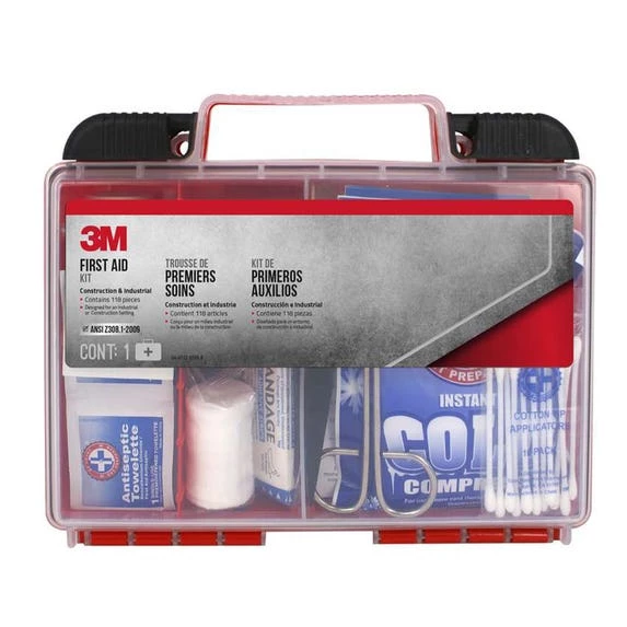 3M Construction/Industrial First Aid Kit, FA-H1-118PC-DC 7100168699 1 3M Construction/Industrial First Aid Kit, FA-H1-118PC-DC 7100168699