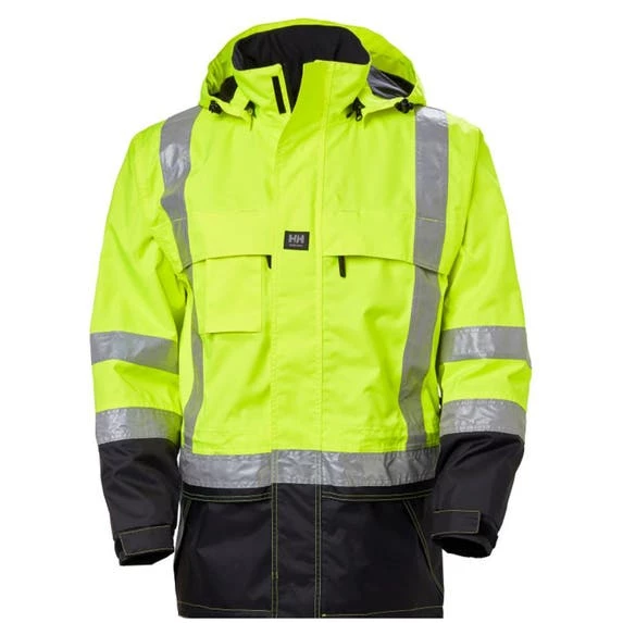 Helly Hansen Waterproof Potsdam Jacket Class 3 Yellow/Charcoal 71389-369 1 Helly Hansen Waterproof Potsdam Jacket Class 3 Yellow/Charcoal 71389-369