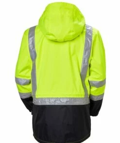 Alternative view of Helly Hansen Waterproof Potsdam Jacket Class 3 Yellow/Charcoal 71389-369