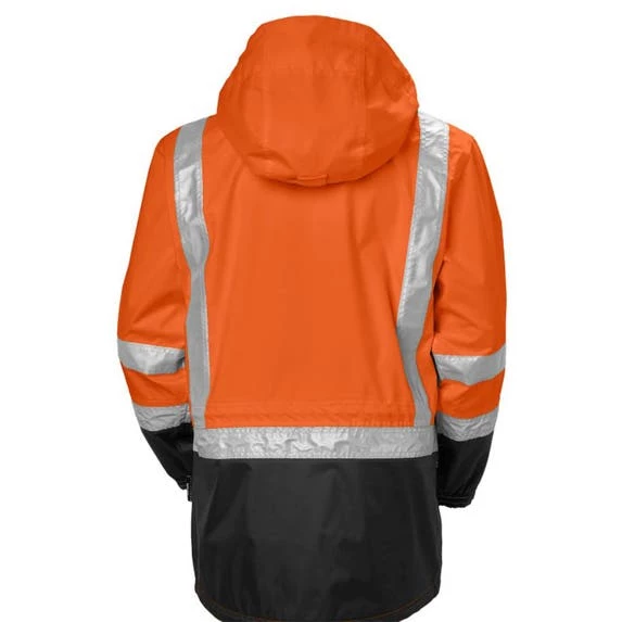 Helly Hansen Waterproof Potsdam Jacket Class 3 Orange/Charcoal 71389-269 2 Helly Hansen Waterproof Potsdam Jacket Class 3 Orange/Charcoal 71389-269 - Image 2