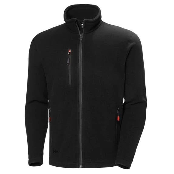 Helly Hansen Oxford Black Fleece Jacket 72026-990 1 Helly Hansen Oxford Black Fleece Jacket 72026-990