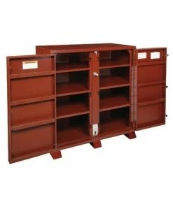 Alternative view of Jobox Storage & Safety JOBOX 60" X 24" X 60" Two Door Utility Storage Cabinet 1-694990