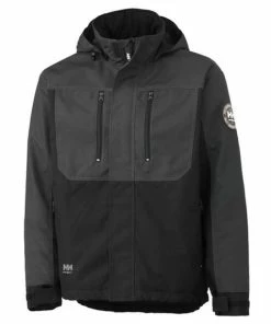 Helly Hansen Berg Black/Dark Grey Insulated Winter Jacket 76201-979