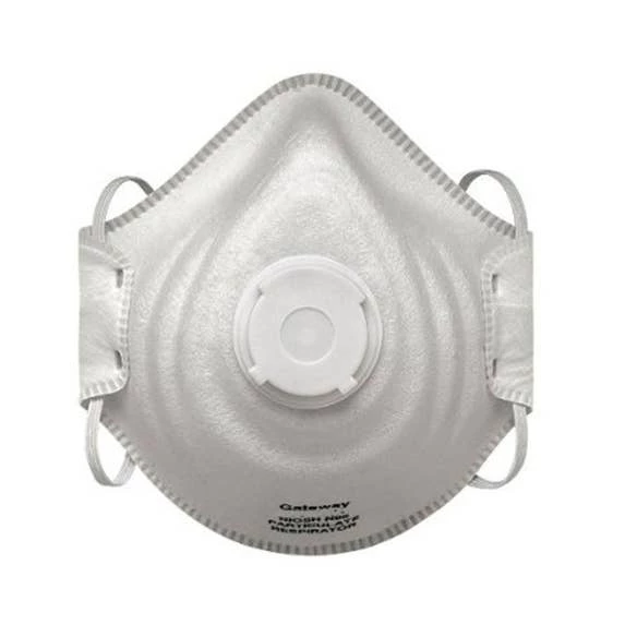 Gateway Safety PeakFit Vented N95 Particulate Respirator Mask (Box Of 10) 80102V 1 Gateway Safety PeakFit Vented N95 Particulate Respirator Mask (Box Of 10) 80102V