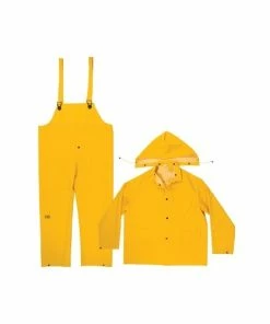 PIP Safety CLC 3-Piece Heavyweight PVC Rain Suit Jacket & Bibs R101