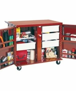 Jobox Storage & Safety Jobox Rolling Work Bench - 2 Drawers; 2 Shelves; 4 Casters 675990