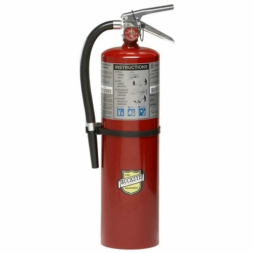 Buckeye Fire Equipment Buckeye ABC Multipurpose Dry Chemical Hand Held Fire Extinguisher W/ Wall Hook; 10 Lbs Agent Capacity 11340 1 Buckeye Fire Equipment Buckeye ABC Multipurpose Dry Chemical Hand Held Fire Extinguisher W/ Wall Hook; 10 Lbs Agent Capacity 11340