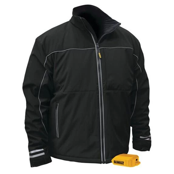DeWalt Power Tools DeWalt Lightweight Soft-Shell Heated Black Jacket W/o Battery DCHJ072B 1 DeWalt Power Tools DeWalt Lightweight Soft-Shell Heated Black Jacket W/o Battery DCHJ072B