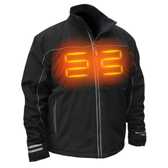 DeWalt Power Tools DeWalt Lightweight Soft-Shell Heated Black Jacket W/o Battery DCHJ072B 3 DeWalt Power Tools DeWalt Lightweight Soft-Shell Heated Black Jacket W/o Battery DCHJ072B - Image 3