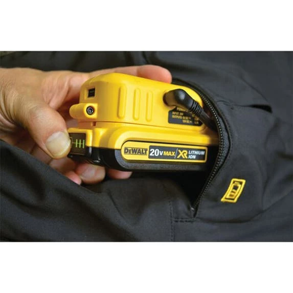 DeWalt Power Tools DeWalt Lightweight Soft-Shell Heated Black Jacket W/o Battery DCHJ072B 6 DeWalt Power Tools DeWalt Lightweight Soft-Shell Heated Black Jacket W/o Battery DCHJ072B - Image 6