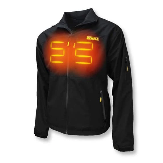 DeWalt Power Tools DeWalt Heated Gear Black Structured Soft Shell Jacket W/o Battery DCHJ090BB 3 DeWalt Power Tools DeWalt Heated Gear Black Structured Soft Shell Jacket W/o Battery DCHJ090BB - Image 3