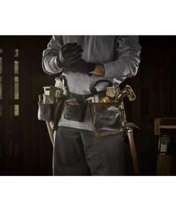 DeWalt Power Tools DeWalt Leather Tool Apron DWST550112 -PIP Safety-shop ecomm small dwst550112 a1