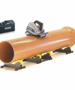 Alternative view of Exact Pipe Cutting Exact PipeCut P400 (Plastic Pipe 4" - 15") Pipe Cutter Circular Saw Roller System 7010401US