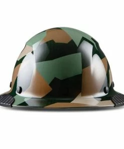 Alternative view of Lift Safety Lift DAX Carbon Fiber Full Brim Hard Hat (Jungle Camo) HDC-20CJ