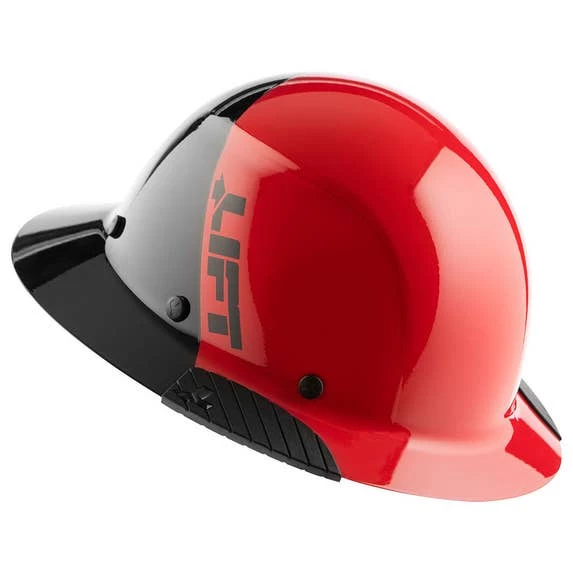 Lift Safety Lift DAX Fifty 50 Fiber Reinforced Resin Full Brim Hard Hat (Red/Black) HDF50-20RD 2 Lift Safety Lift DAX Fifty 50 Fiber Reinforced Resin Full Brim Hard Hat (Red/Black) HDF50-20RD - Image 2