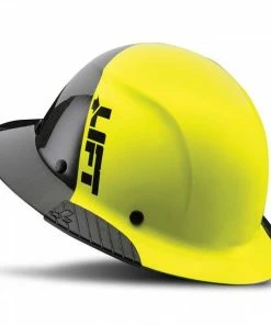 Alternative view of Lift Safety Lift DAX Fifty 50 Carbon Fiber Full Brim Hard Hat (Yellow/Black) HDF50C-19HC