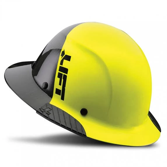 Lift Safety Lift DAX Fifty 50 Carbon Fiber Full Brim Hard Hat (Yellow/Black) HDF50C-19HC 2 Lift Safety Lift DAX Fifty 50 Carbon Fiber Full Brim Hard Hat (Yellow/Black) HDF50C-19HC - Image 2