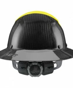 Lift Safety Lift DAX Fifty 50 Carbon Fiber Full Brim Hard Hat (Yellow/Black) HDF50C-19HC 7 Lift Safety Lift DAX Fifty 50 Carbon Fiber Full Brim Hard Hat (Yellow/Black) HDF50C-19HC -PIP Safety-shop hdf50c 19hc 3