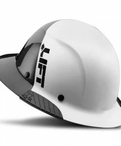 Alternative view of Lift Safety Lift DAX Fifty 50 Carbon Fiber Full Brim Hard Hat (Black/White) HDF50C-19WC