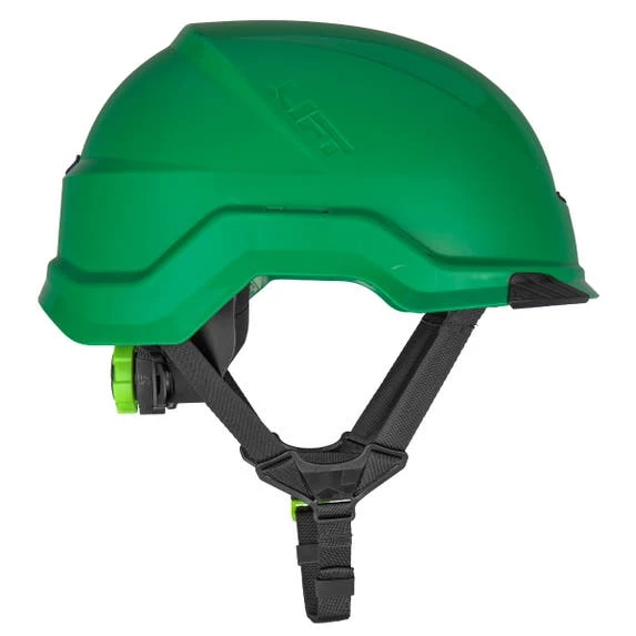 Lift Safety Lift RADIX Non-Vented Safety Helmet - Green HRX-22GE2 4 Lift Safety Lift RADIX Non-Vented Safety Helmet - Green HRX-22GE2 - Image 4