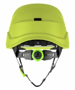 Lift Safety Lift RADIX Non-Vented Safety Helmet - Hi-Viz Yellow HRX-22HVE2 -PIP Safety-shop hrx 22hve2 radix hiviz non vented back