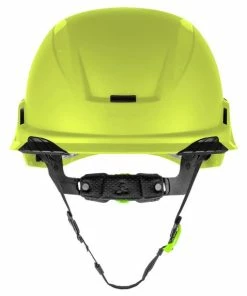 Lift Safety Lift RADIX Non-Vented Safety Helmet - Hi-Viz Yellow HRX-22HVE2 -PIP Safety-shop hrx 22hve2 radix hiviz non vented front