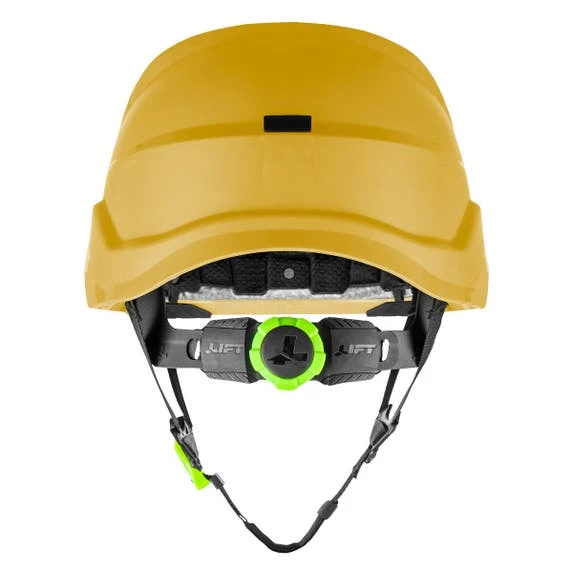 Lift Safety Lift RADIX Non-Vented Safety Helmet - Yellow HRX-22LE2 2 Lift Safety Lift RADIX Non-Vented Safety Helmet - Yellow HRX-22LE2 - Image 2