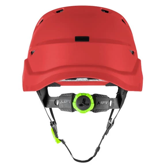 Lift Safety LIFT RADIX Vented Safety Helmet - Red HRX-22RC2 2 Lift Safety LIFT RADIX Vented Safety Helmet - Red HRX-22RC2 - Image 2
