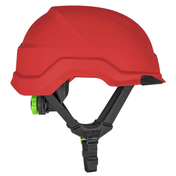 Lift Safety Lift RADIX Non-Vented Safety Helmet - Red HRX-22RE2 4 Lift Safety Lift RADIX Non-Vented Safety Helmet - Red HRX-22RE2 - Image 4