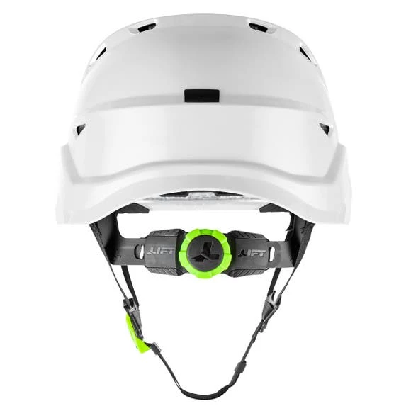 Lift Safety Lift RADIX Vented Safety Helmet - White HRX-22WC2 2 Lift Safety Lift RADIX Vented Safety Helmet - White HRX-22WC2 - Image 2