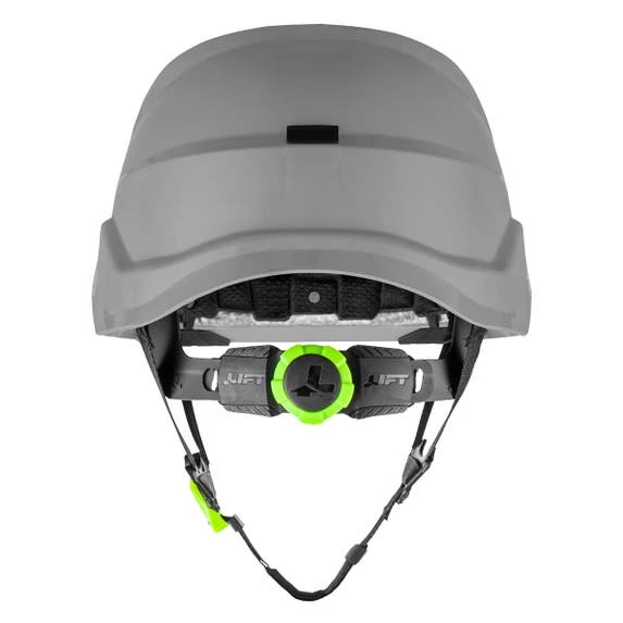 Lift Safety Lift RADIX Non-Vented Safety Helmet - Grey HRX-22YE2 2 Lift Safety Lift RADIX Non-Vented Safety Helmet - Grey HRX-22YE2 - Image 2