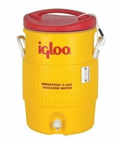 Igloo Coolers Igloo 5 Gallon 400 Series Red/Yellow Plastic Water Cooler 00000451