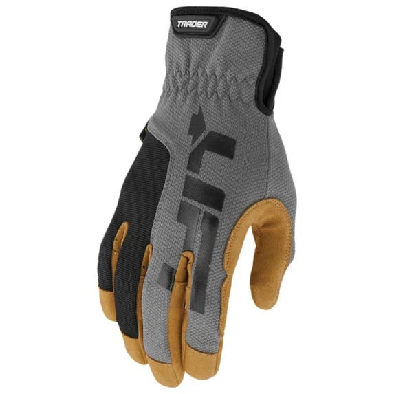 Lift Safety LIFT TRADER Glove Slip On/Off Cuff Grey GTR-17YBR 1 Lift Safety LIFT TRADER Glove Slip On/Off Cuff Grey GTR-17YBR