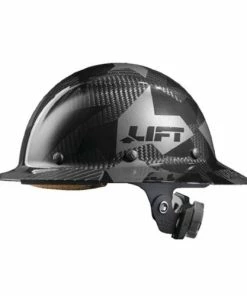 Lift Safety Lift DAX Carbon Fiber Full Brim Hard Hat (Black Camo) HDC-20CK