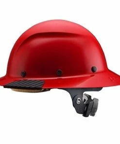 Lift Safety LIFT DAX Fiber Resin Full Brim Hard Hat (Red) HDF-20RG