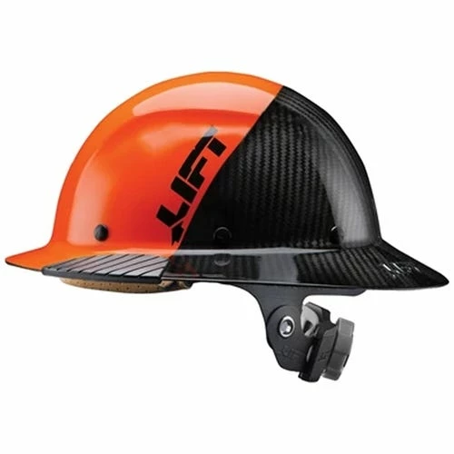 Lift Safety Lift DAX Fifty 50 Carbon Fiber Full Brim Hard Hat (Orange/Black) HDF50C-19OC 1 Lift Safety Lift DAX Fifty 50 Carbon Fiber Full Brim Hard Hat (Orange/Black) HDF50C-19OC