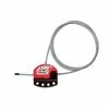 MasterLock Adjustable Cable Lockout; 9ft Cable S806CBL9