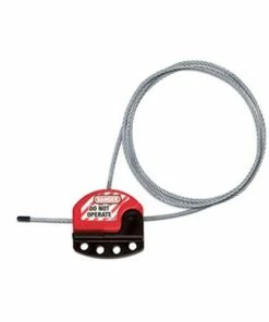 MasterLock Adjustable Cable Lockout; 9ft Cable S806CBL9