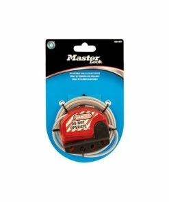 Masterlock Master Lock Adjustable Cable Lockout; 6ft (1.8m) Cable S806D